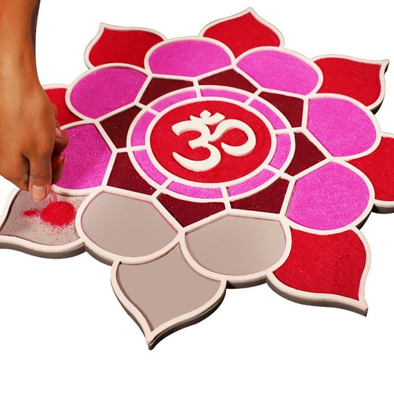 Rangoli Floor Mat/beautiful Rangoli Mats for Etsy