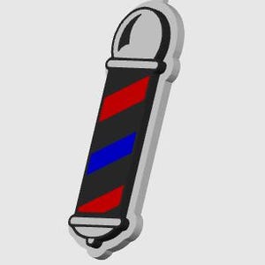 Barber NFC Keychain STL File