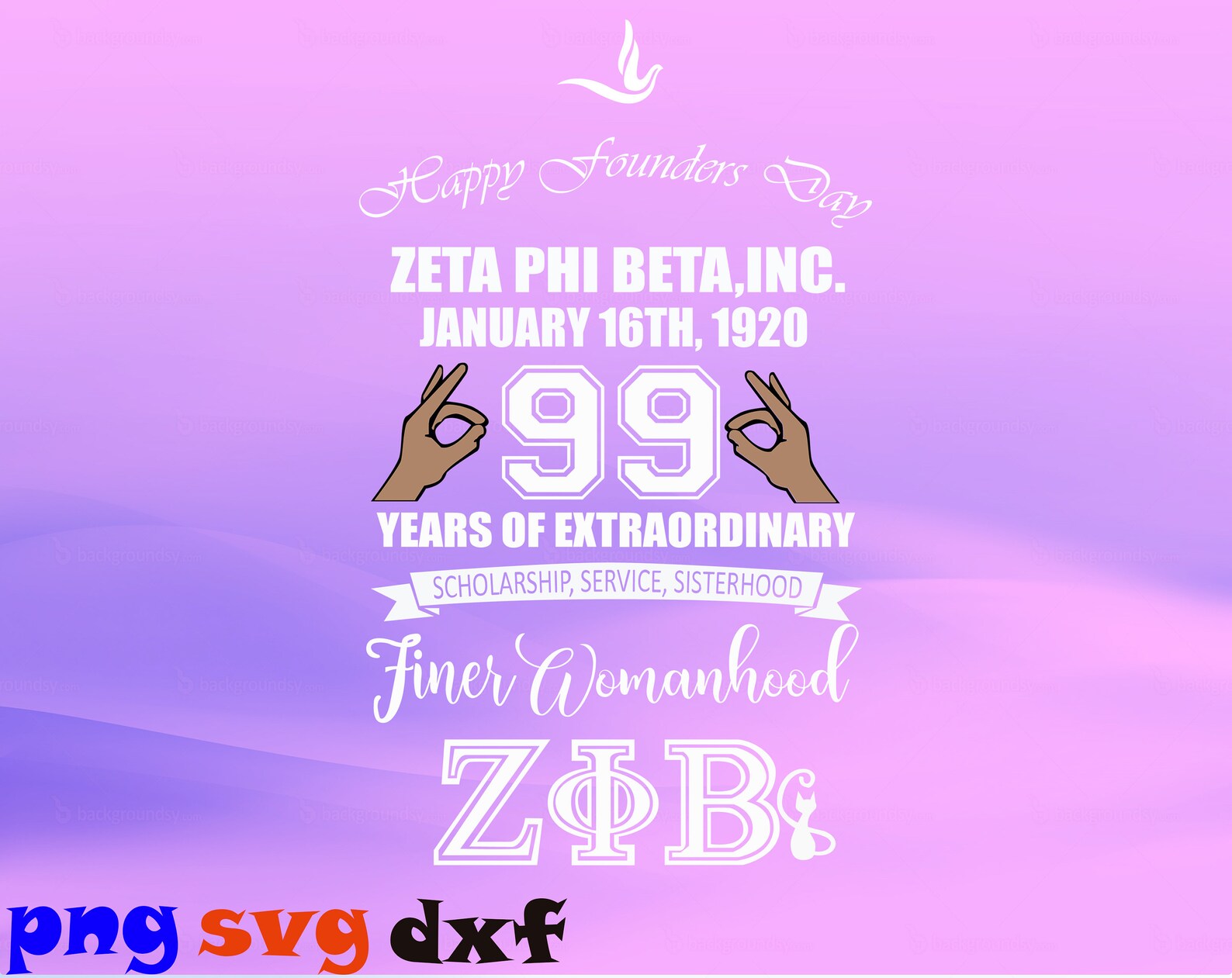 Zeta Phi Beta Happy Founders Day SVG Quotes LogoFiner Etsy