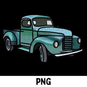 hand drawn pick up truck png