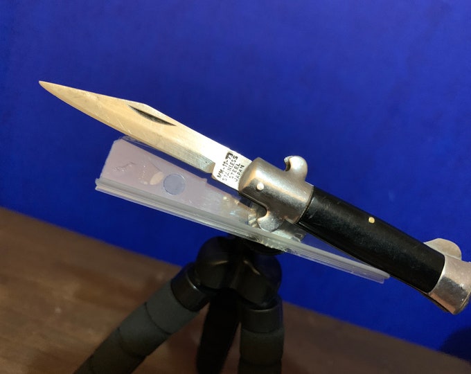 Vintage 1973 Mini Stiletto Pocket Knife With a Single Locking Blade Novelty Pocket Knife Etsy