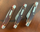 Vintage Old Timer pocket knife lot of 3 Generations Ulster, Schrade Walden, and Schrade USA for those who get it done full story