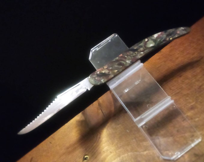 Vintage Antique Fish Knife Pocket Knife Tank Stamp USA Lowcost