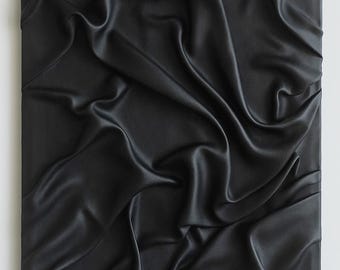 Modern Textural Wall Art – Contemporary Sculptural Fabric Panel  -Abstract Sculptural Wall Sculpture Minimal Wall Art  Minimalist canvas