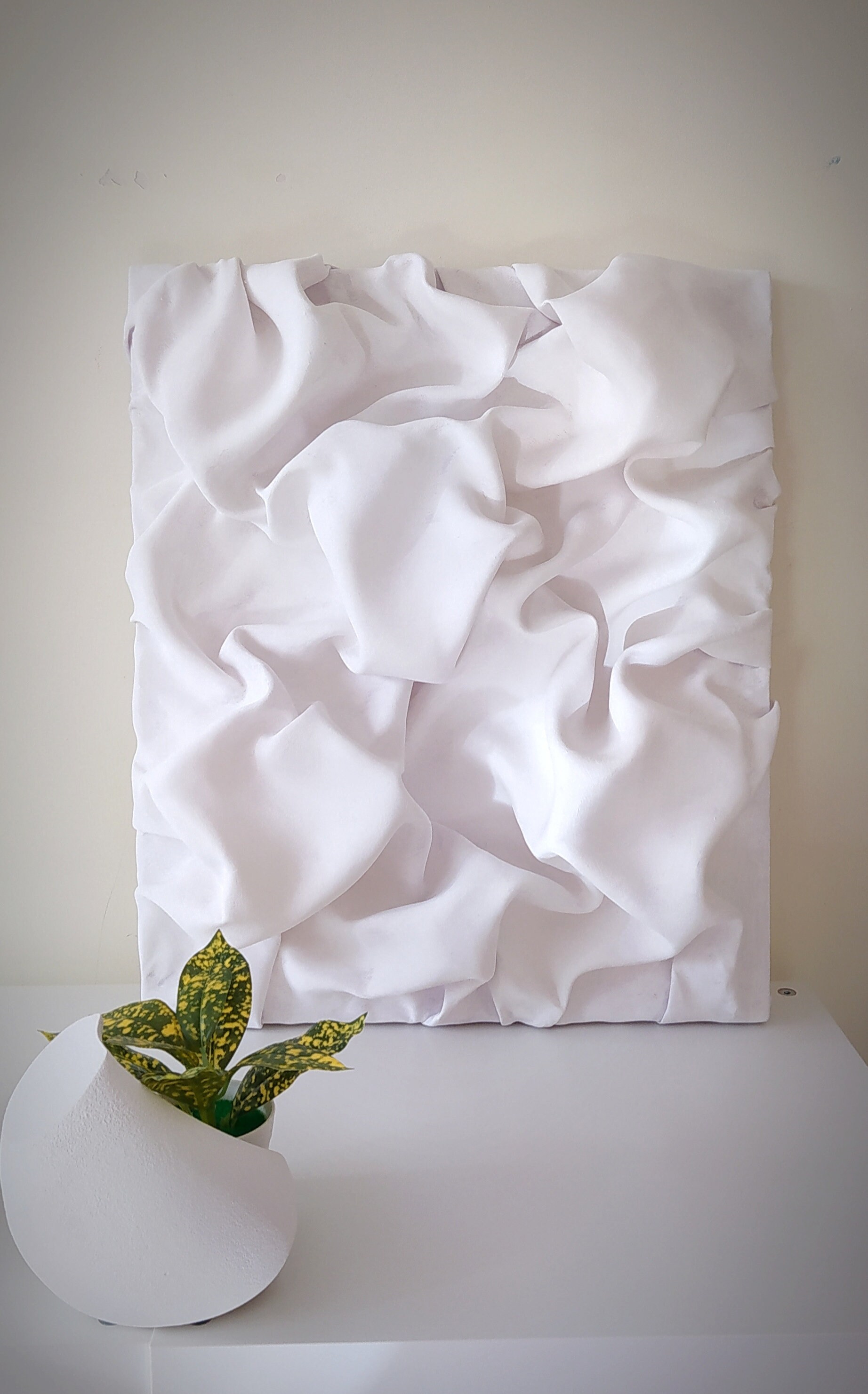 3D Abstract Wall Art Plaster Painting Sculptural Painting Wall ...