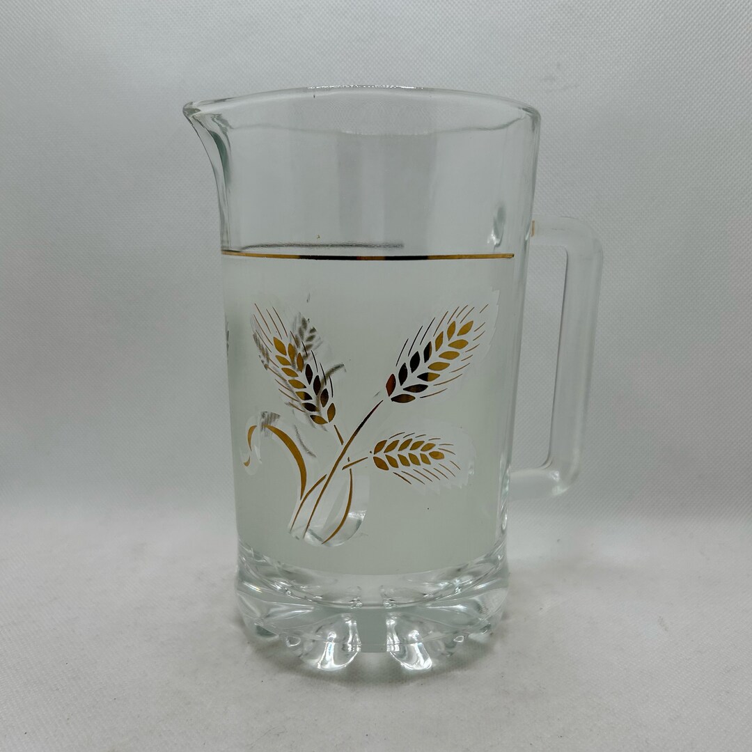 Pichet, carafe à fleurs vintage Covetro Italy rétro années 70 - Arts de la table