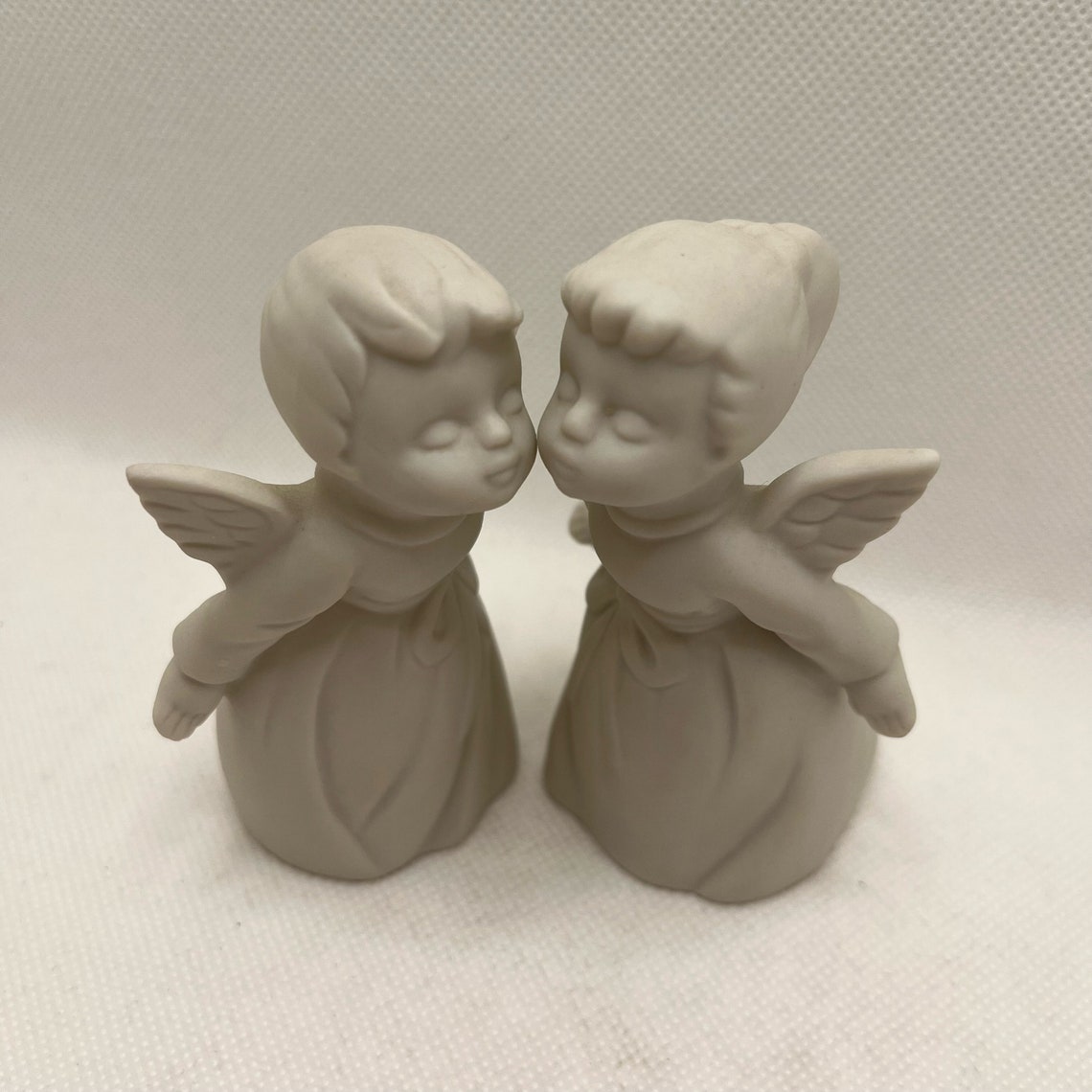 Vintage Kissing Angels Figurines Made in Japan Etsy Canada