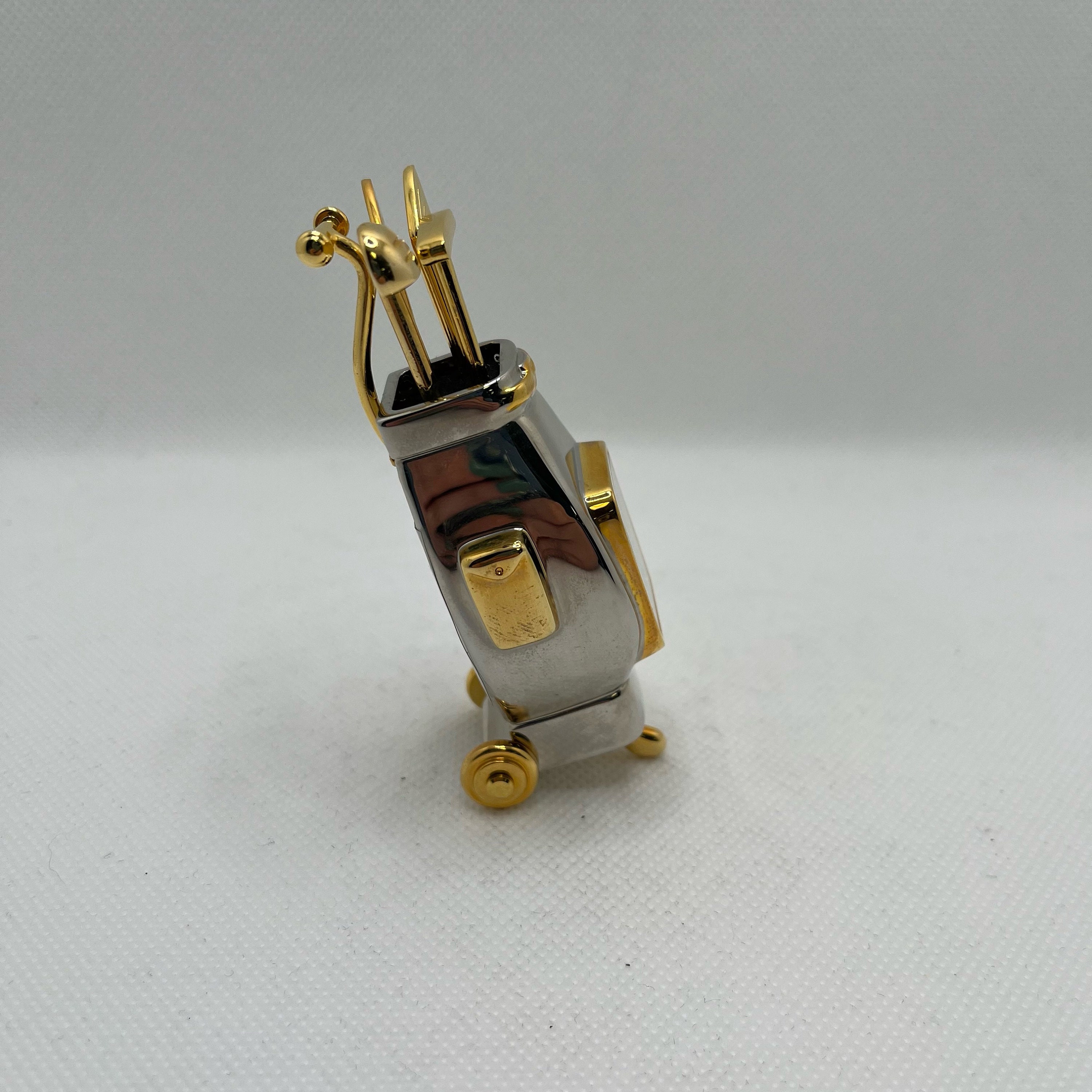 Vintage Timex Collectible Mini Clock Golf Bag Watch Etsy