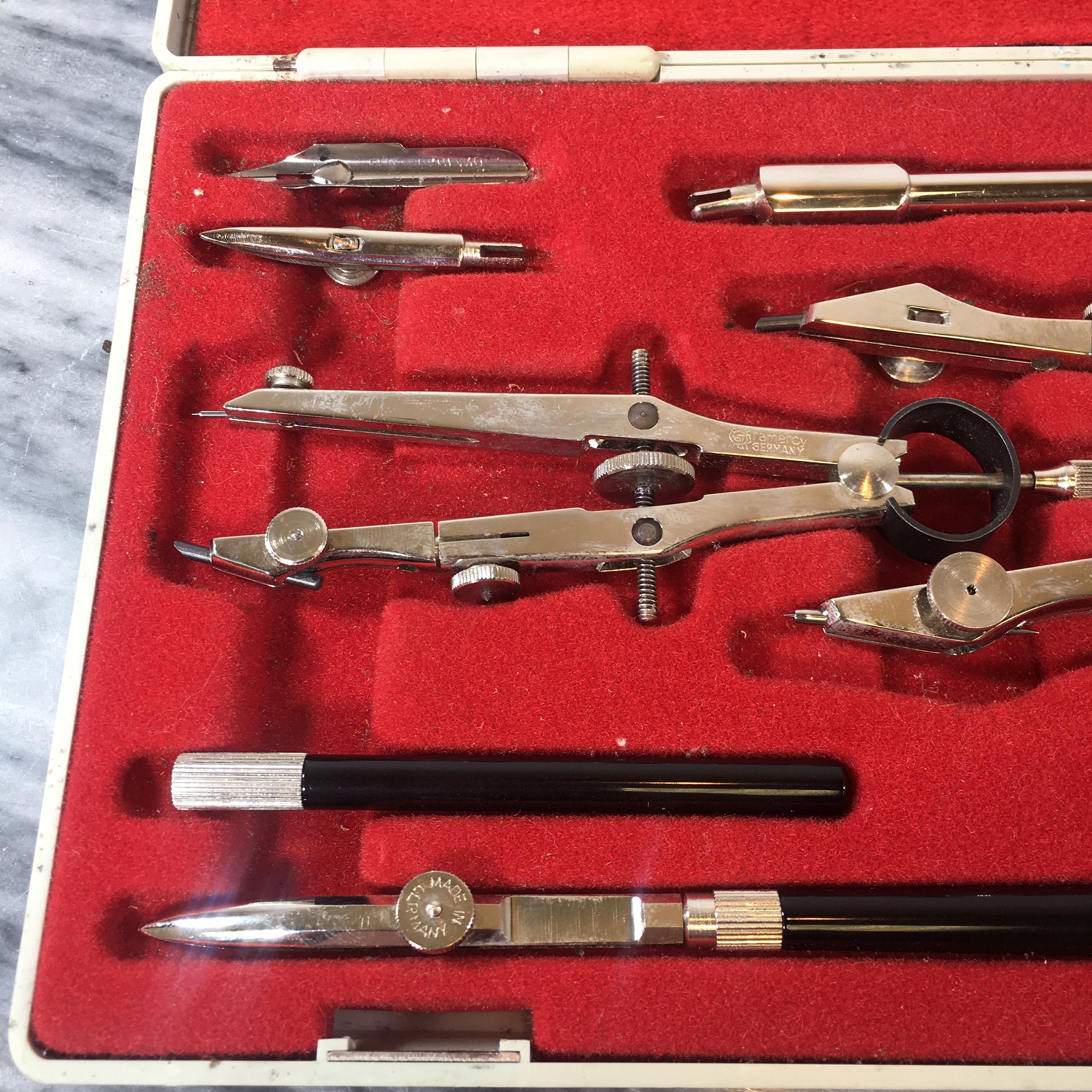 Vintage Gramercy German Drafting Kit in Case Drafting tools Etsy