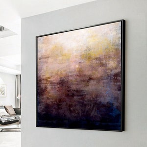 Oversized Artwork, Oversized Wall Art Canvas, Abstract Acrylic Original Extra Large Painting