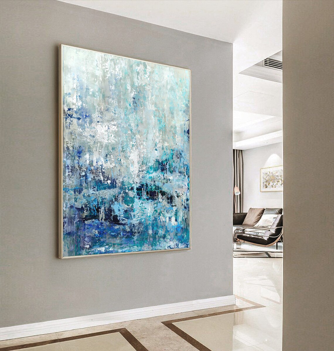 Tall Narrow Wall Art, Narrow Vertical Wall Art, Long Vertical Wall Art