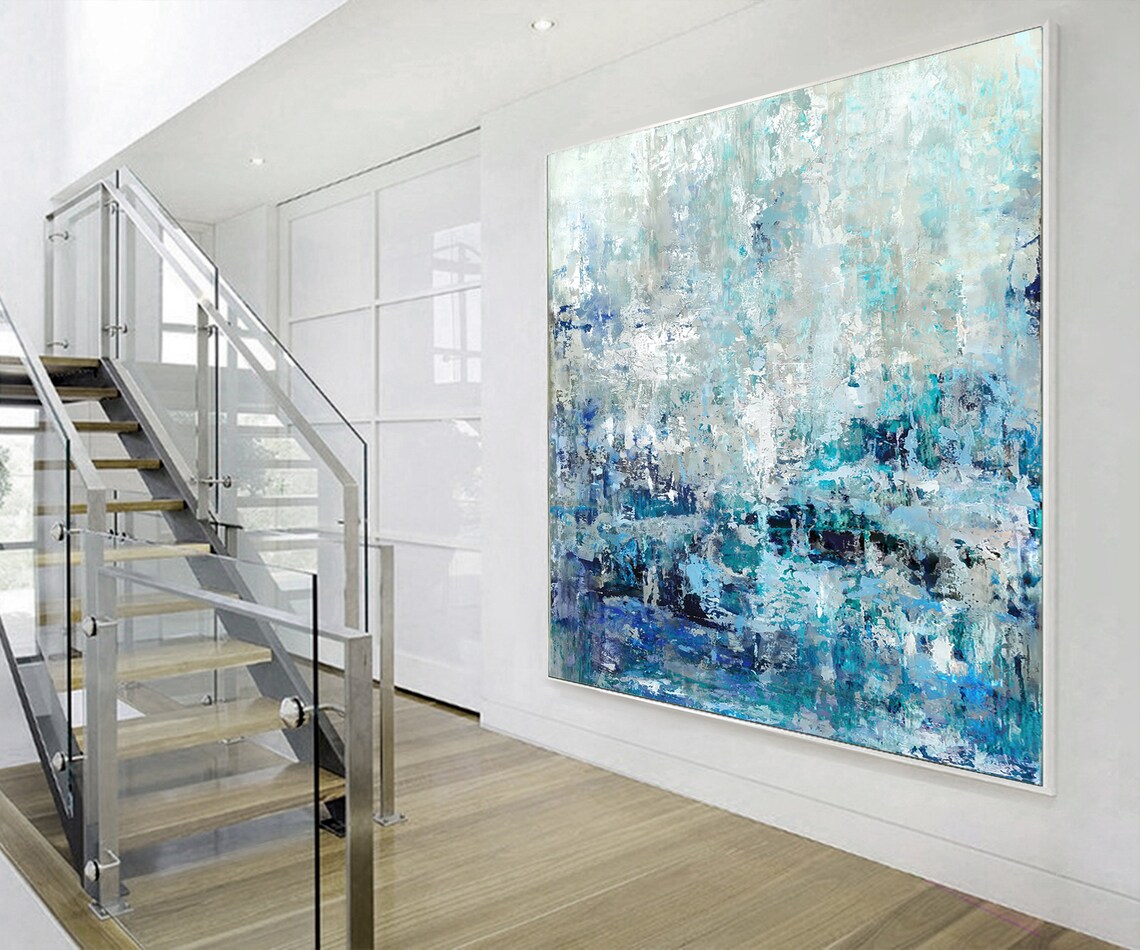 Tall Narrow Wall Art, Narrow Vertical Wall Art, Long Vertical Wall Art, Tall Painting, Tall