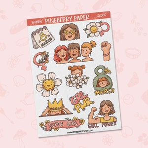 Frauen | Saisonales | Feiertage | Frauentag | Dekorativ | Niedlich | Spaß | Schreibwaren | Planer | Zeitschrift | Scrapbooking | SL0197