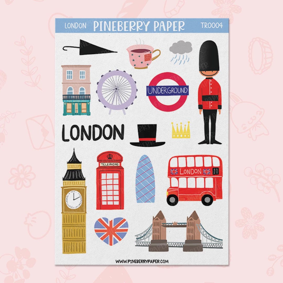 Stickers Englnd London Stickers | UK | England | Travel | Big Ben | Decorative ...