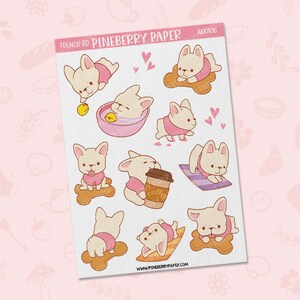 Französische Bulldogge | Tiere | Hunde | Planer | Zeitschrift | Scrapbooking | Niedlich | AN0106