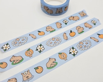 Capybara Washi Tape | 15mm by 10m