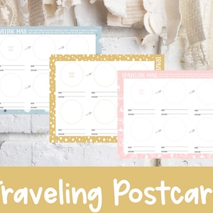 Cartes postales de voyage | PTC | Collection d'autocollants | Courrier de voyage | Courrier heureux | courrier postal | Correspondant | Amateurs d'autocollants | Carte de 5 x 7 pouces