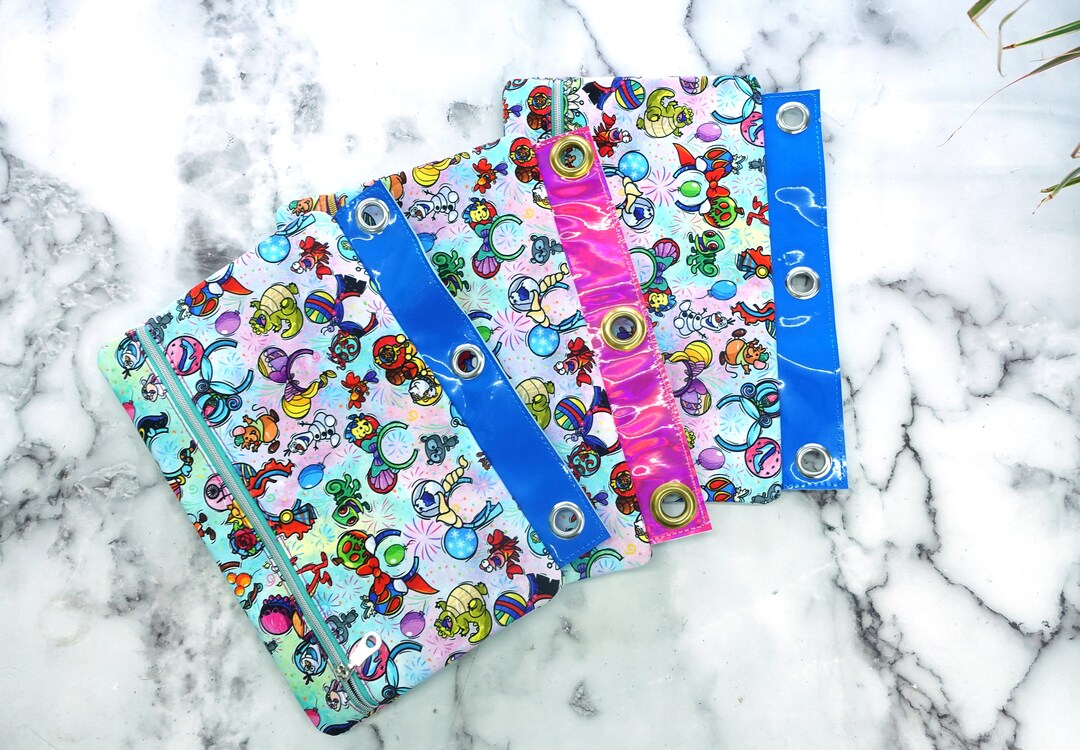 Binder Zipper Pouch 3ring Binder Pouch Pencil Binder Pouch Etsy