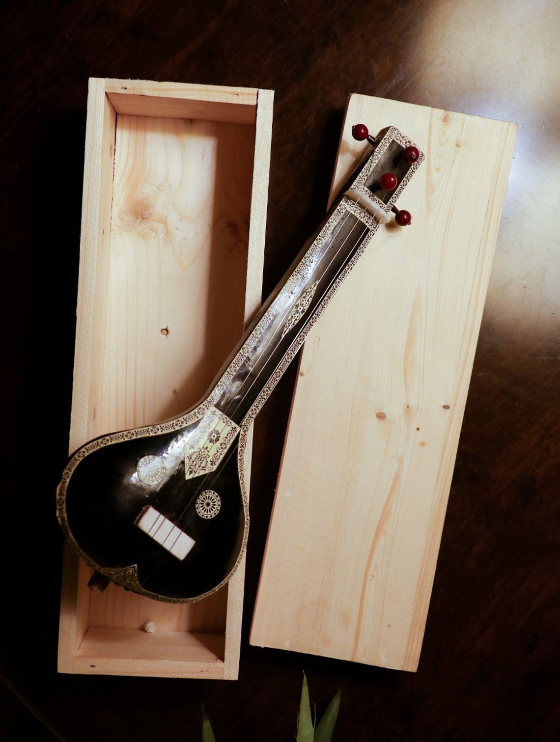 Wooden Miniature Musical Instrument Curio Tanpura/ Tambura Etsy