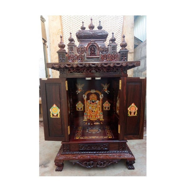 Buy Pooja Mandir for Home With Doors Big Online In India Etsy India