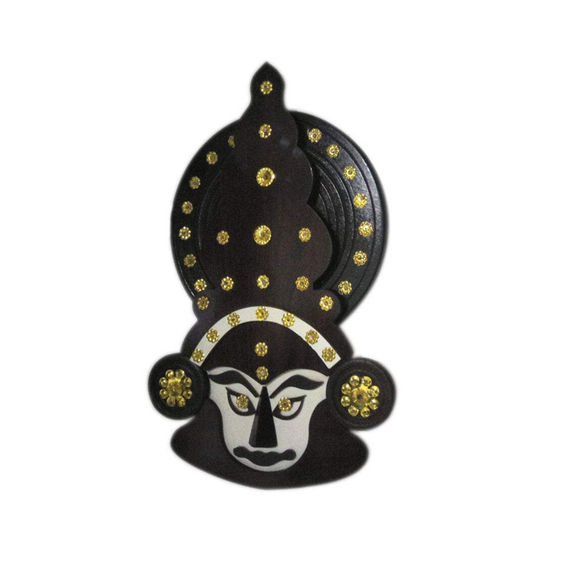 Handmade Traditional Wooden Kerala Kathakali Face Kerala Etsy