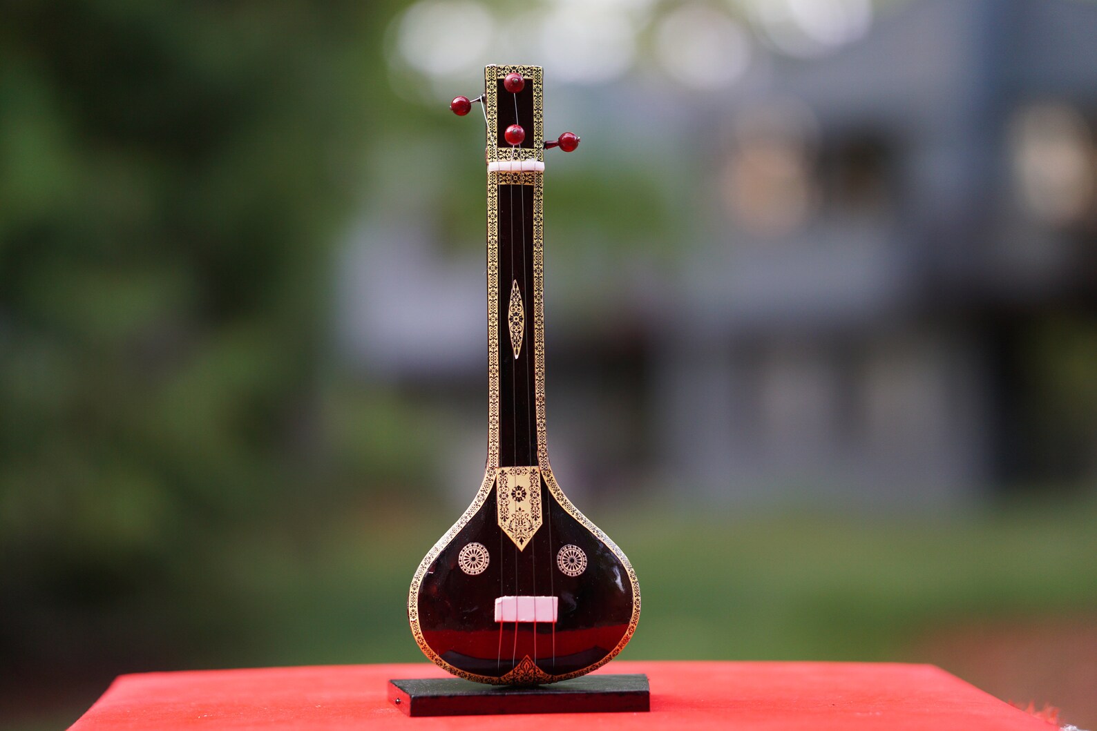 Wooden Miniature Musical Instrument Curio Tanpura/ Tambura Etsy
