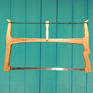 Buck saw, folding bow saw for camping, bushcraft and woodworking. 24&quot; blade