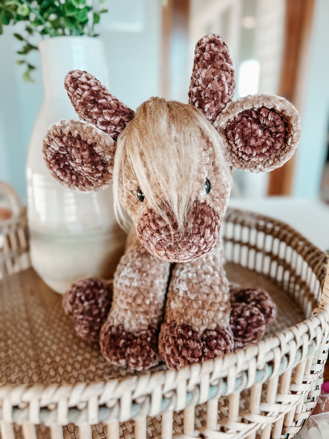 Highland Cow Highland Cow Stuffed Animal Cow Stuffed Animal Crochet Cow