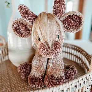 Highland Cow | Highland Cow Crochet Animal | Cow Stuffed Animal | Crochet Cow | Crochet Animal | Baby Shower Gift