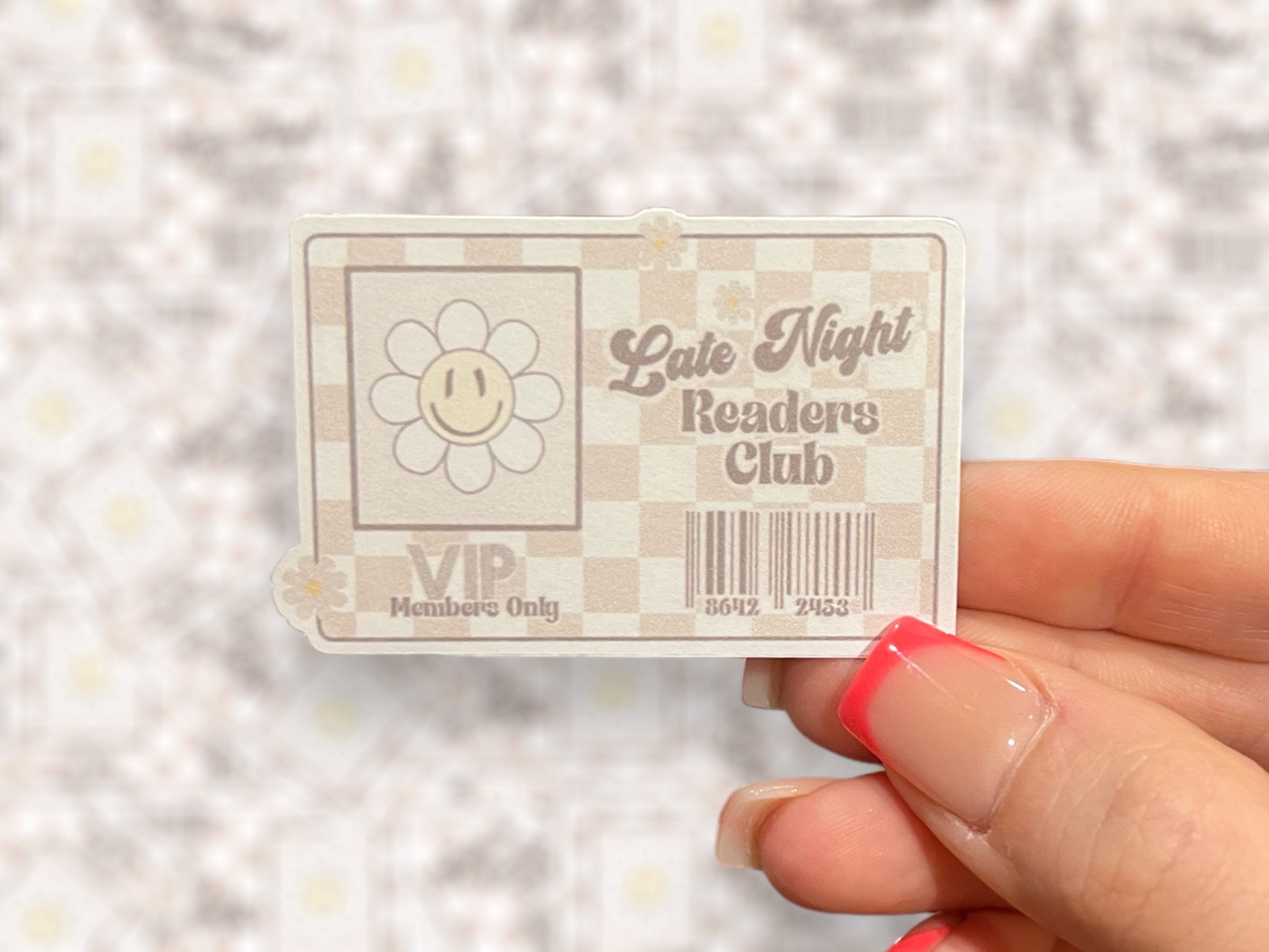 Late Night Readers Club | Smut | Kindle Sticker | Booktrovert Club | Book Snob | Waterproof Sticker Decal | Stickers for Journal