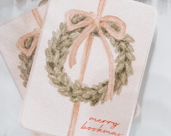 Etui na Kindle'a z okazji Wesołych Świąt | Przezroczysta tylna klapka do Kindle'a Paperwhite, Colorsoft i Basic | Świąteczne etui na Kindle'a | Prezent dla miłośnika książek