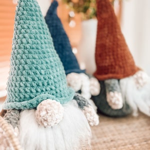 Gnom szydełkowy | Pluszowy Gnom | Amigurumi Chunky Gnom | Ręcznie robiony Gnom | Dekoracja domu Gnom