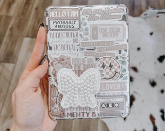 Patch Grip | Kindle Accessories | Phone Accessories | Kindle Grip | Round Grip | Heart Grip | Checkered Grip