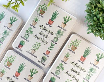 House Plants Kindle Case | Clear-Back Flip Cover for Kindle Paperwhite, Colorsoft & Basic | Book Lover Gift