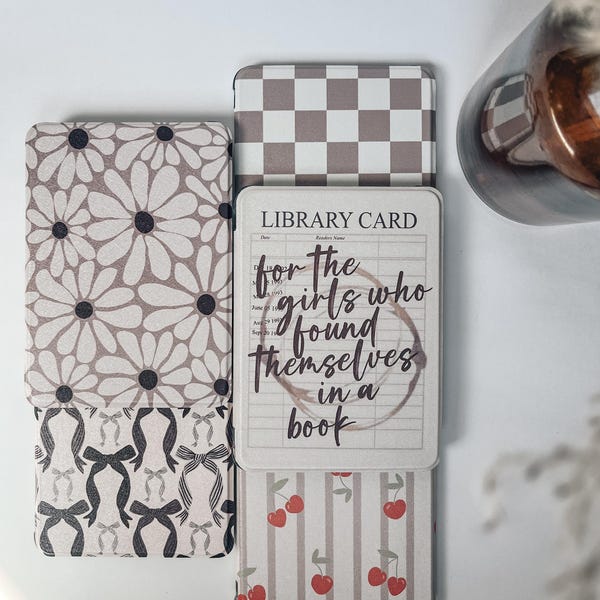 Kindle Case | Clear Back Flip Cover for Kindle Paperwhite, Colorsoft & Basic | Book Lover Gift