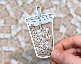 Coffee Sticker | Smut | Kindle Sticker | Booktrovert Club | Book Snob | Waterproof Sticker Decal | Stickers for Journal