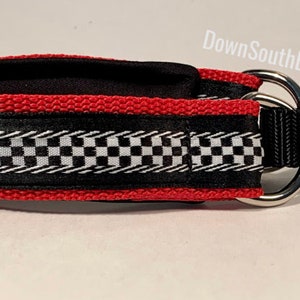French Martingale Leash &quot;Racing Red&quot; Dog Leash, Martingale Collar, Slip Lead, All-In-One Leash, FastCAT Leash