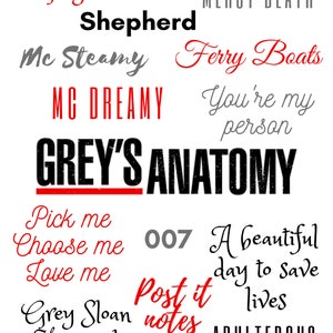 Greys Anatomy Print