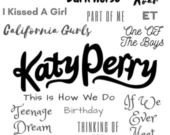 Katy Perry Lyric Print