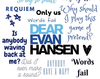 Dear Evan Hansen Musical Print