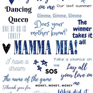 Mamma Mia Musical Print