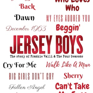 Impresión musical de Jersey Boys