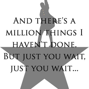 Hamilton Quote Print