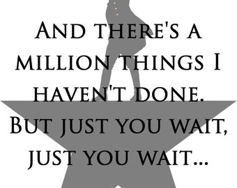 Hamilton Quote Print