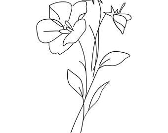 Set of 3 Flower Prints