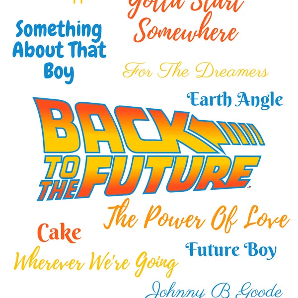 Back To The Future Musical Print