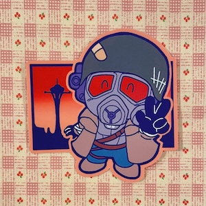 Sticker Fallout New Vegas - Courier Six/NCR-veteraan Ranger