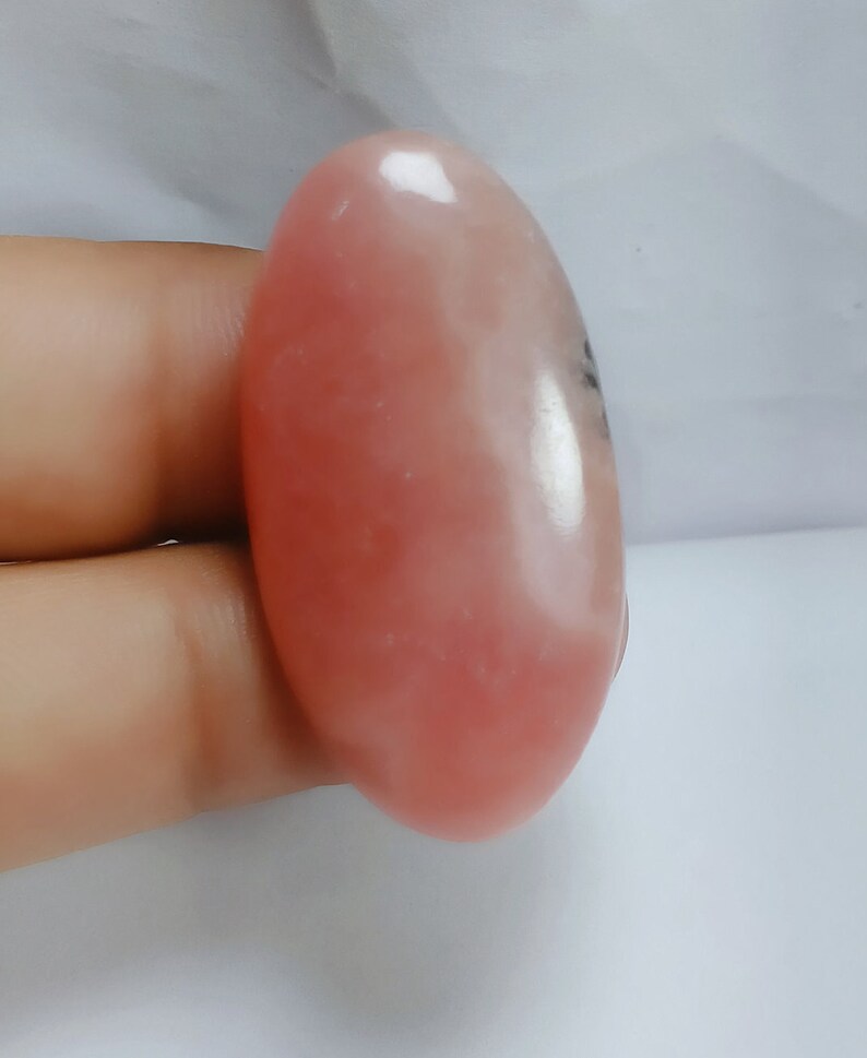 Natural Rhodocrosite GemstoneHandmade Rhodocrosite Cabochon jewelry making For Gift Rhodocrosite LoooseStone 57ct 39x21x5mm = A186