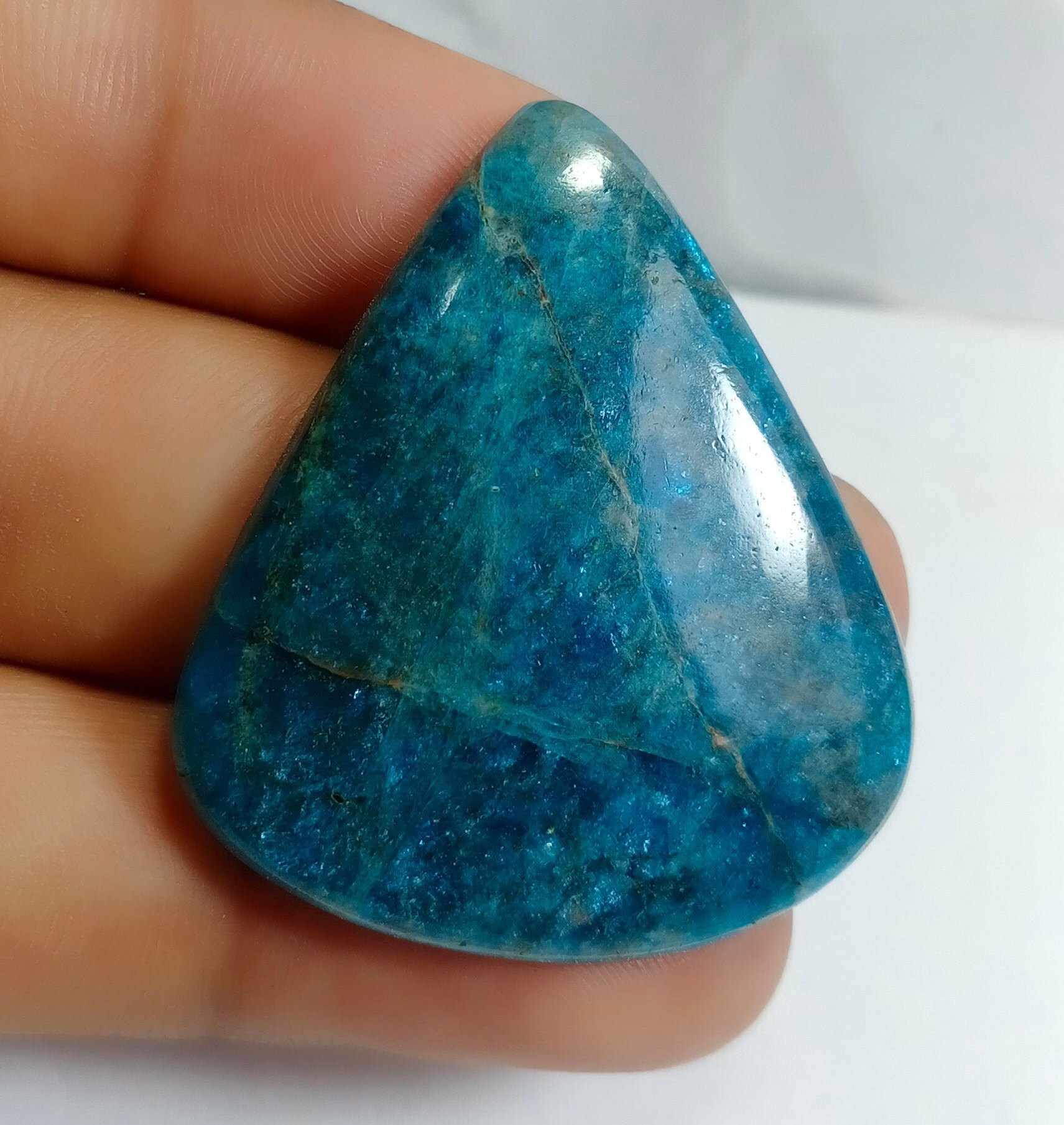 Natural Apatite Gemstone Blue Apatite Gemstone Apatite Etsy