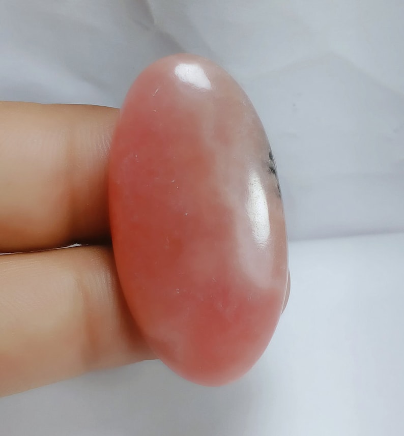 Natural Rhodocrosite GemstoneHandmade Rhodocrosite Cabochon jewelry making For Gift Rhodocrosite LoooseStone 57ct 39x21x5mm = A186